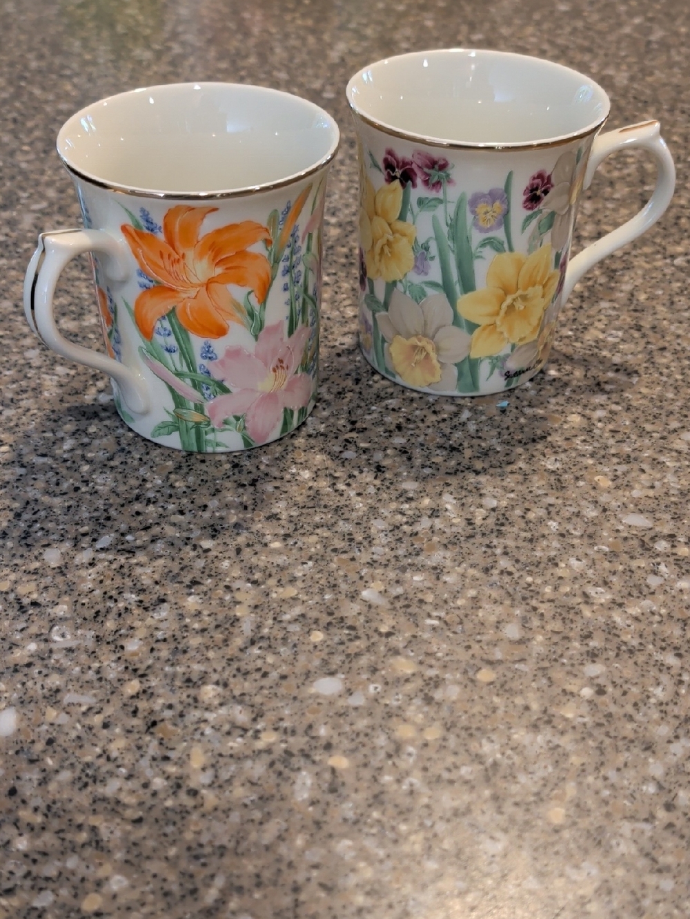 (2) Vintage Lenox Porcelain Coffee Cups MOTHERS DAY!